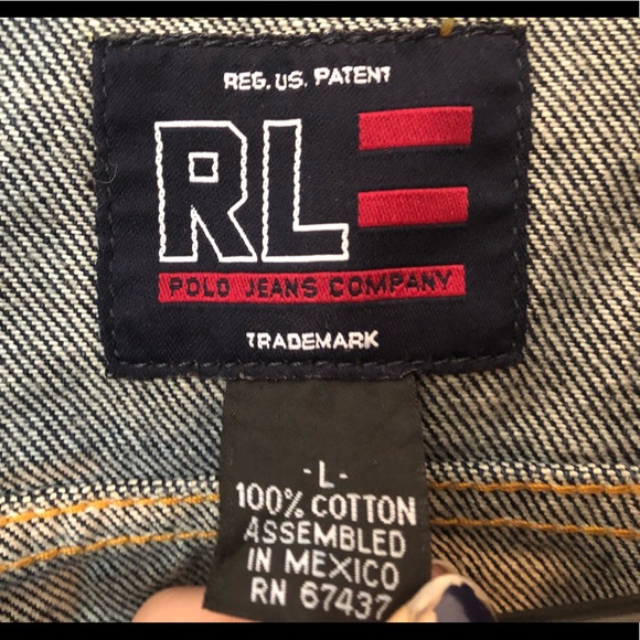 VINTAGE Ralph Lauren polo jean jacket - Picture 8 of 8